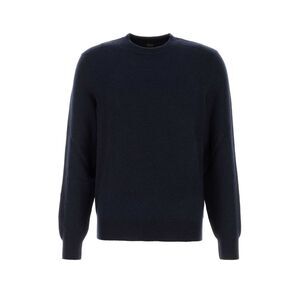 Brioni Men Dark Blue Cashmere Sweater